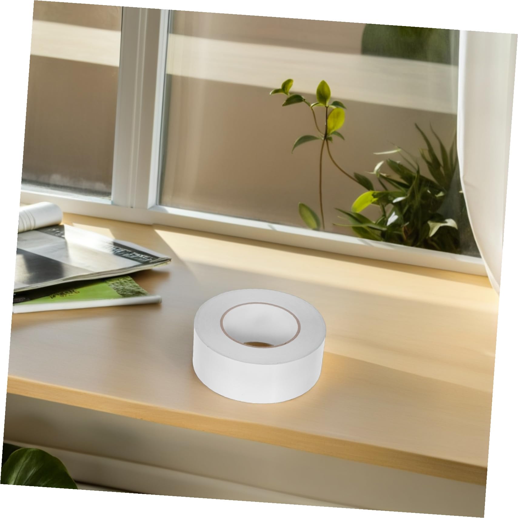 BESTYASH Nastro Biadesivo Trasparente Forte senza Residui in Pet 5cm X 50m per Riparazioni Rapide e Uso Interno Aspetto Invisibile 1 Rotolo
