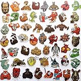 Generic 50Pcs Funny Muscle Animal Decal Bodybuilding Stickers Gymnastics Gym Wall Decals Body Building Men for Window