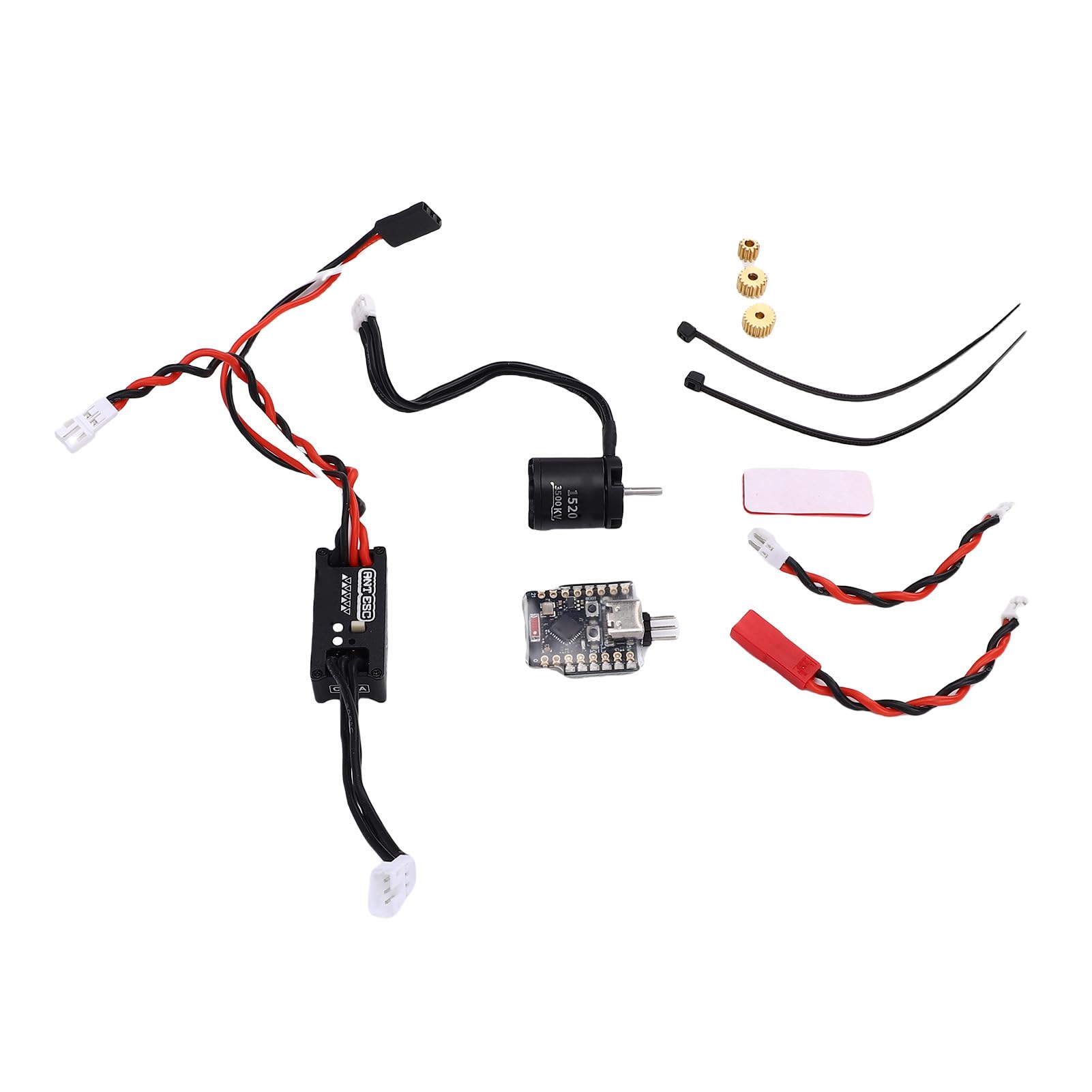 Motor RC ESC Combo 50A 2-3S controlador de velocidad eléctrico y juego de Motor 1520 con adaptador de enlace WiFi para coche trepador de control remoto 1/12 1/16 1/18 1/24