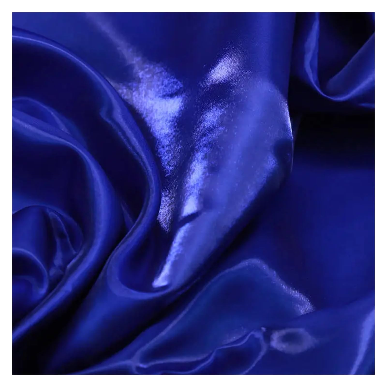 Satin Fabric Multi-Color Liquid Satin Reflective Crystal Fabric Smooth Sparkle Stiff Material for Craft(Color 33)