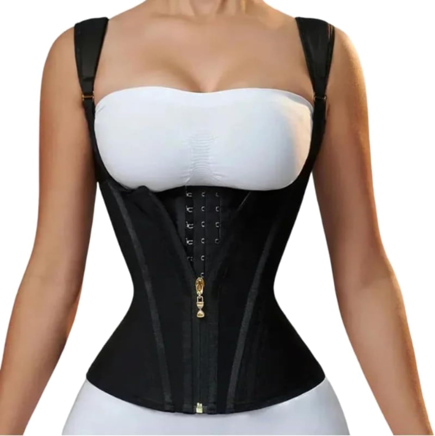 Trener talii kontrola brzucha body modelujący pas treningowy z regulowanym paskiem na ramię dla kobiet