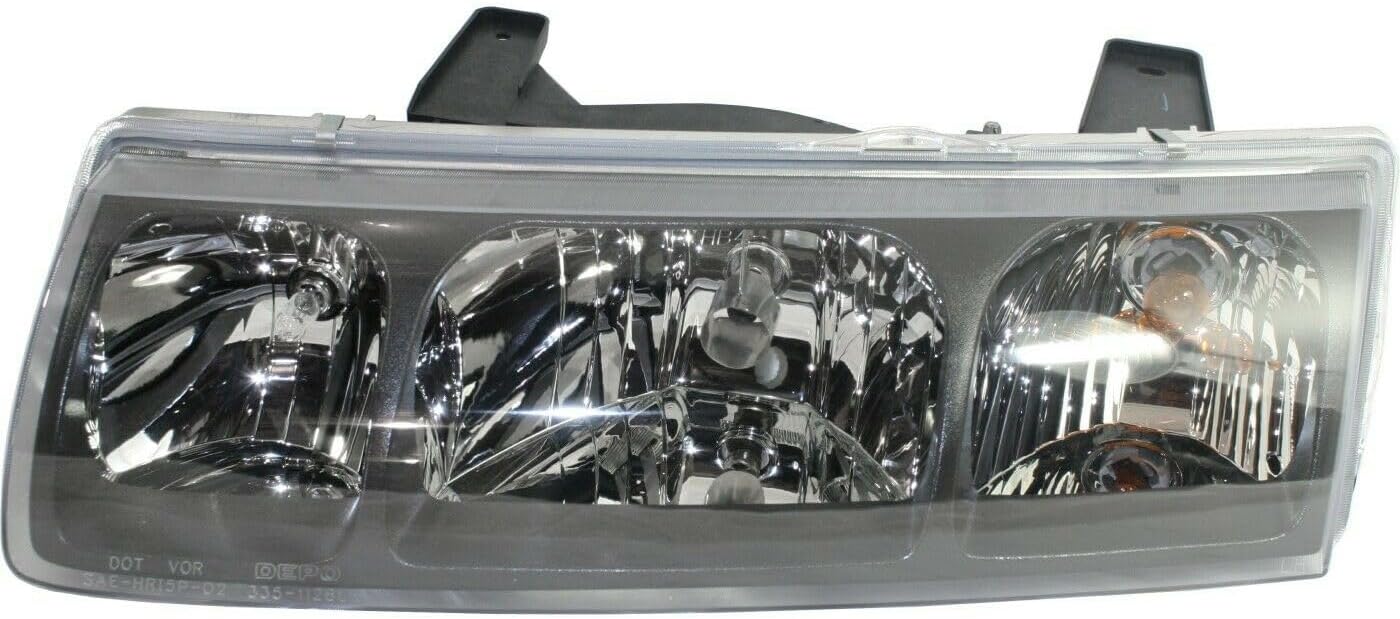 Headlights Headlamps Left & Right Pair Set for Saturn for Vue Base 02-04 with Bulbs Assembly Clear Lens-Part Name 10825131 22702945