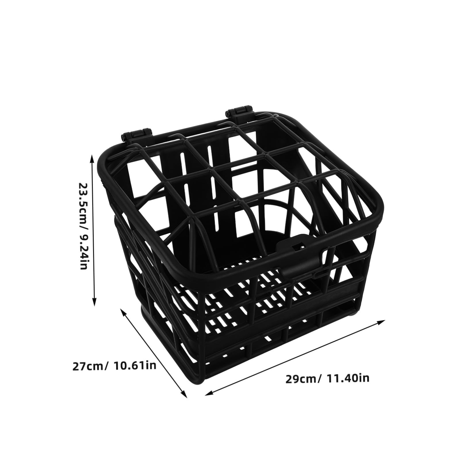 BESPORTBLE Cesta De Plástico para Bicicleta Cesta para Manillar Color Negro