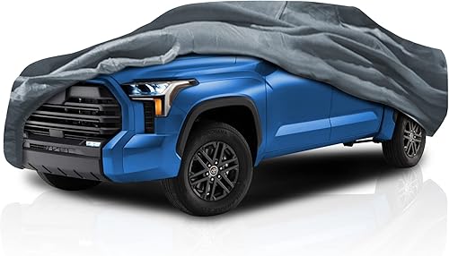 Cubierta semi personalizada de 5 capas para camioneta Toyota Tundra 2016-2024, camioneta de doble cabina de 8.1 pies, protección para todo tipo de