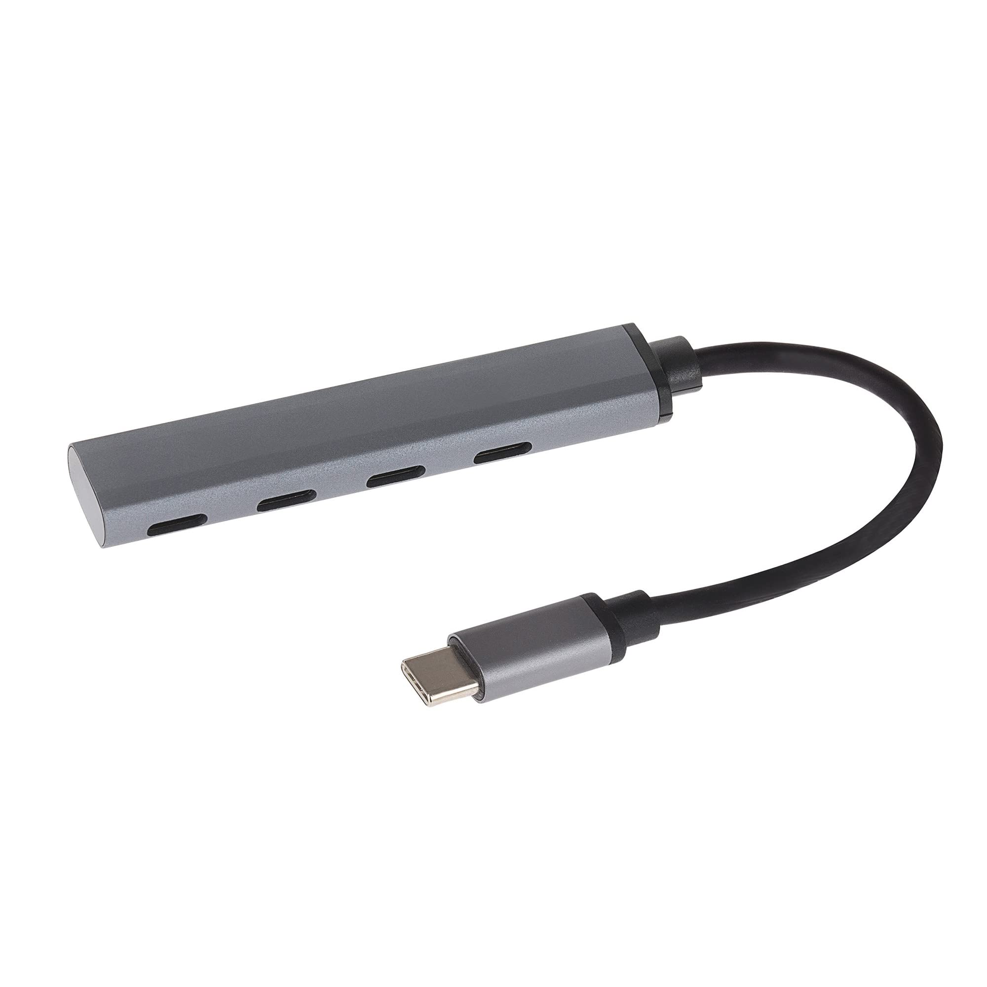 Nikkai USB C Hub Adapter, 4-in-1 with 4x USB-C Ports for MacBook Air, MacBook Pro, Dell XPS, Lenovo ThinkPad and more | Charge your phone, headphones, mouse etc