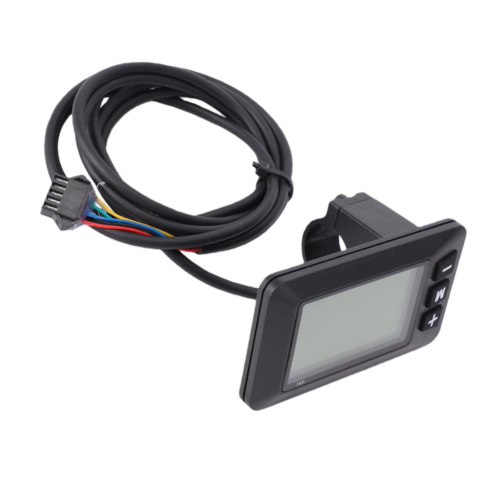 Luocute Medidor de Pantalla LCD para Bicicleta Eléctrica, Panel de Control de Bicicleta Eléctrica con Conector Impermeable, para Modificación de Scooter Eléctrico y