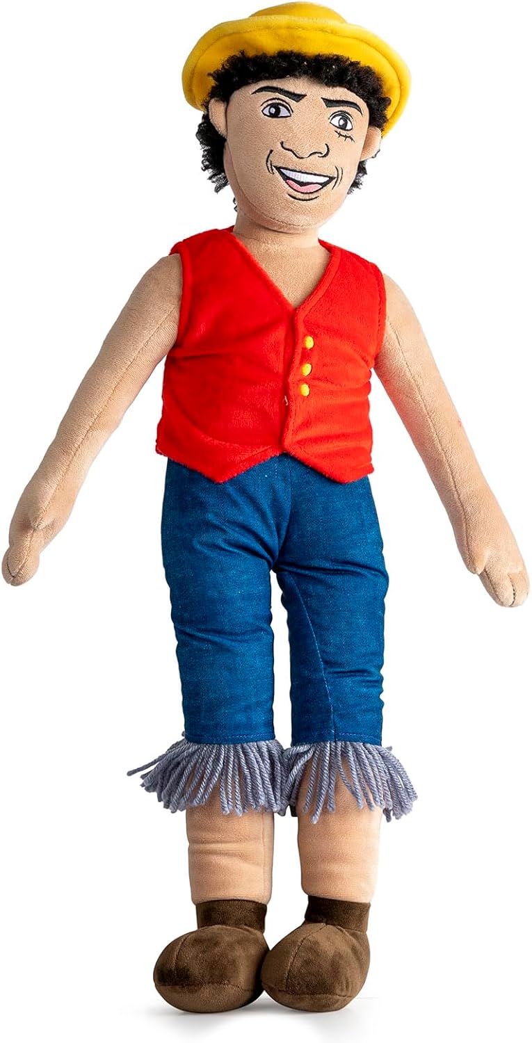 Jay Franco One Piece Monkey D. Luffy Plush Pillow Buddy - Super Soft Character Pillow - Polyester Microfiber - 26 Inches