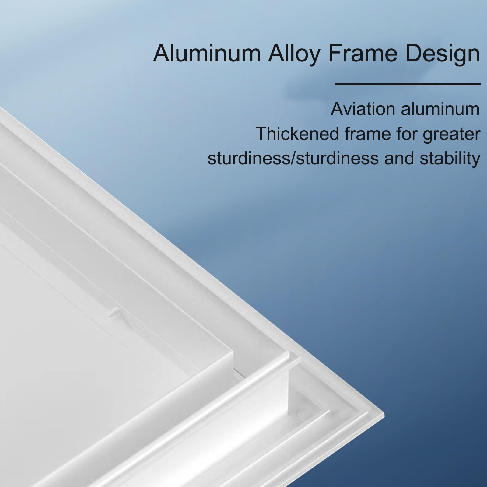 Pannello di accesso in lega di alluminio per soffitti e tubi in cartongesso – Bianco Ispezionare Portello, facile da inserire, diverse dimensioni (55 x 55 cm / 21.6x21.6in) – Ideale per Home Renovat