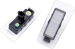 DONGMAO Lampes LED Pour Plaque D'Immatriculation Audi - Éclairage Ultra Brillant 18 LED Pour A3 S3 8P A4 S4 B6 B7 RS4 RS5 A5 A6 A8 Q7