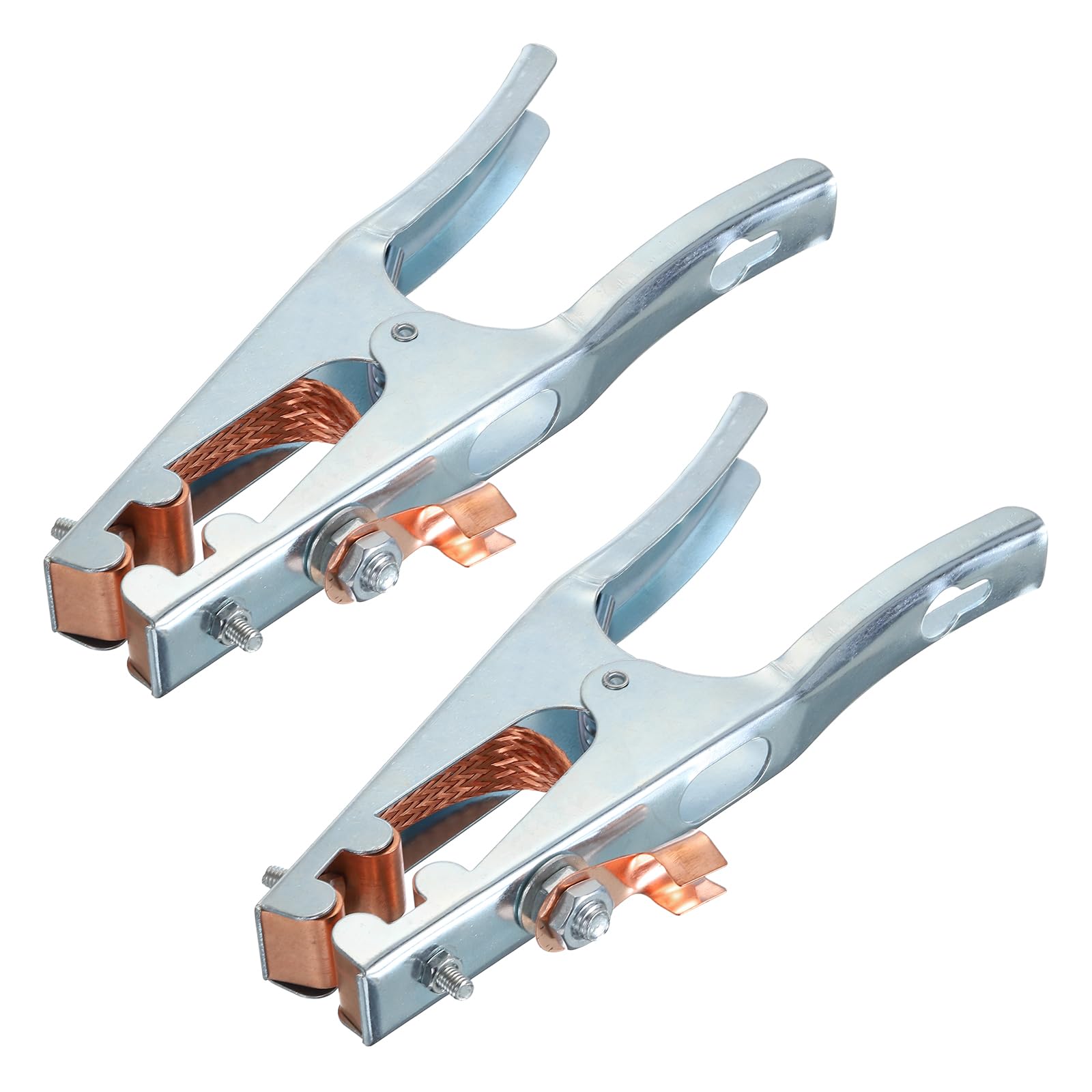 MECCANIXITY 800A Welding Ground Clamp, Iron A-shape Welding Machine Grounding Clamp Earth Ground Cable Iron Grip Clip for Welding Machine2 Pack of