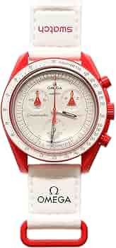 Amazon | OMEGA × SWATCH Mars ラッピング付き SWATCH OMEGA