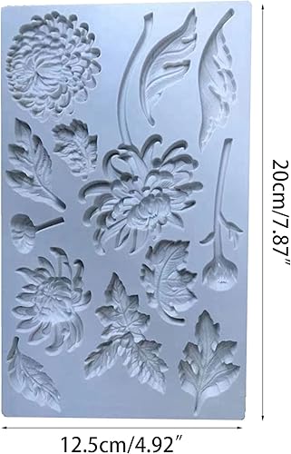 Miniatura 2 de Moldes de silicona para fondant, exquisitos DIY hechos a mano de resina para manualidades, herramientas de decoración de pasteles para cocina,