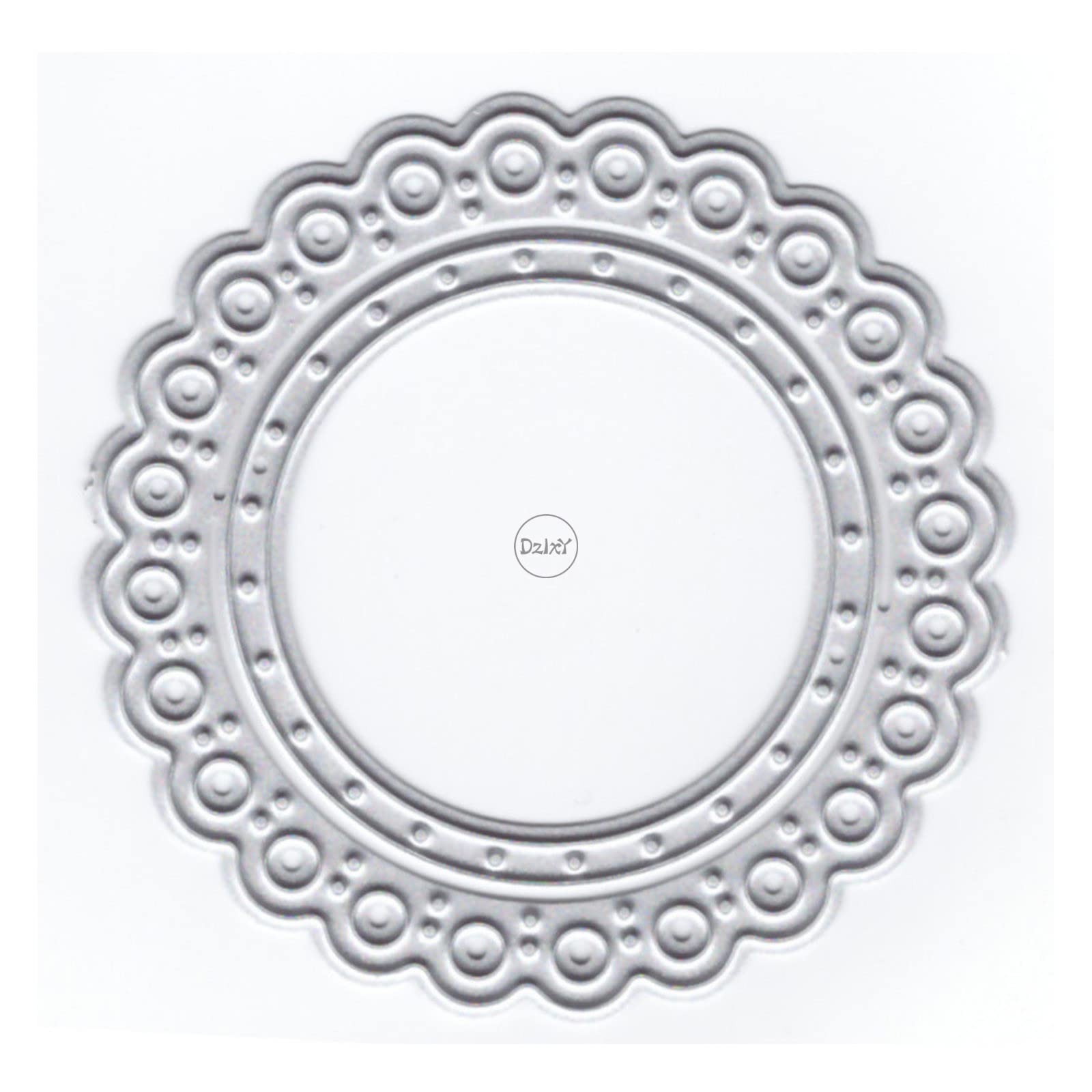 DzIxY Beautiful Round Frame Metal Cutting Dies for Card Making Kit Embossing Paper Die Cuts Scrapbook Machine Stencils Storage Pockets Supplies