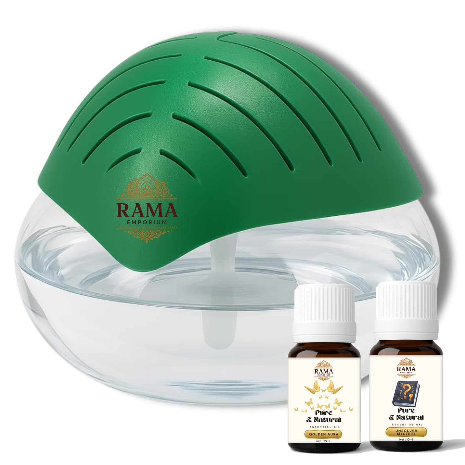 500ML Diffuser Enabled Mist Maker for Soothing Indoor Atmosphere | Ample Tank for Home, Work Table, Sleep Space & Spa Environments, Green-image-30