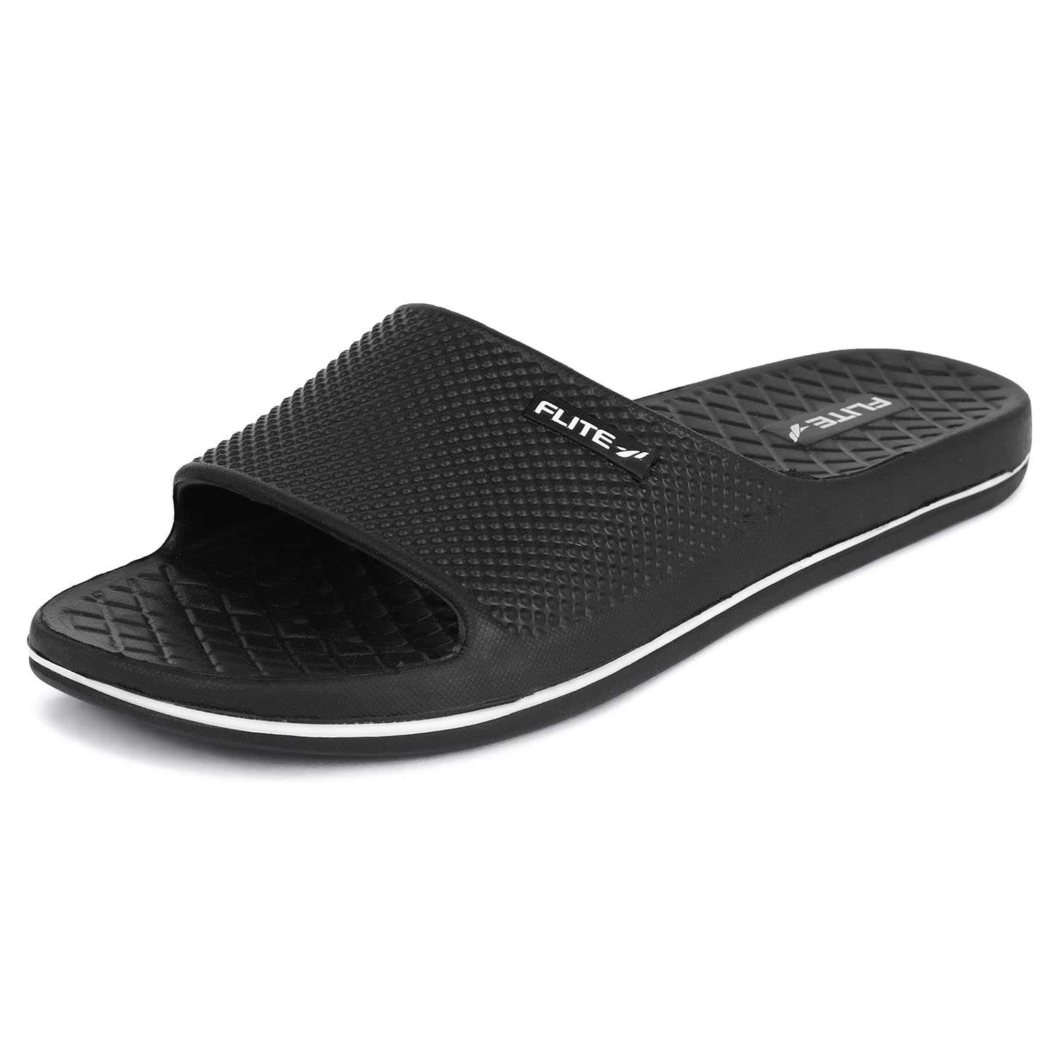 FLITE Men's Slippers FL0245G, Black, 7 UK