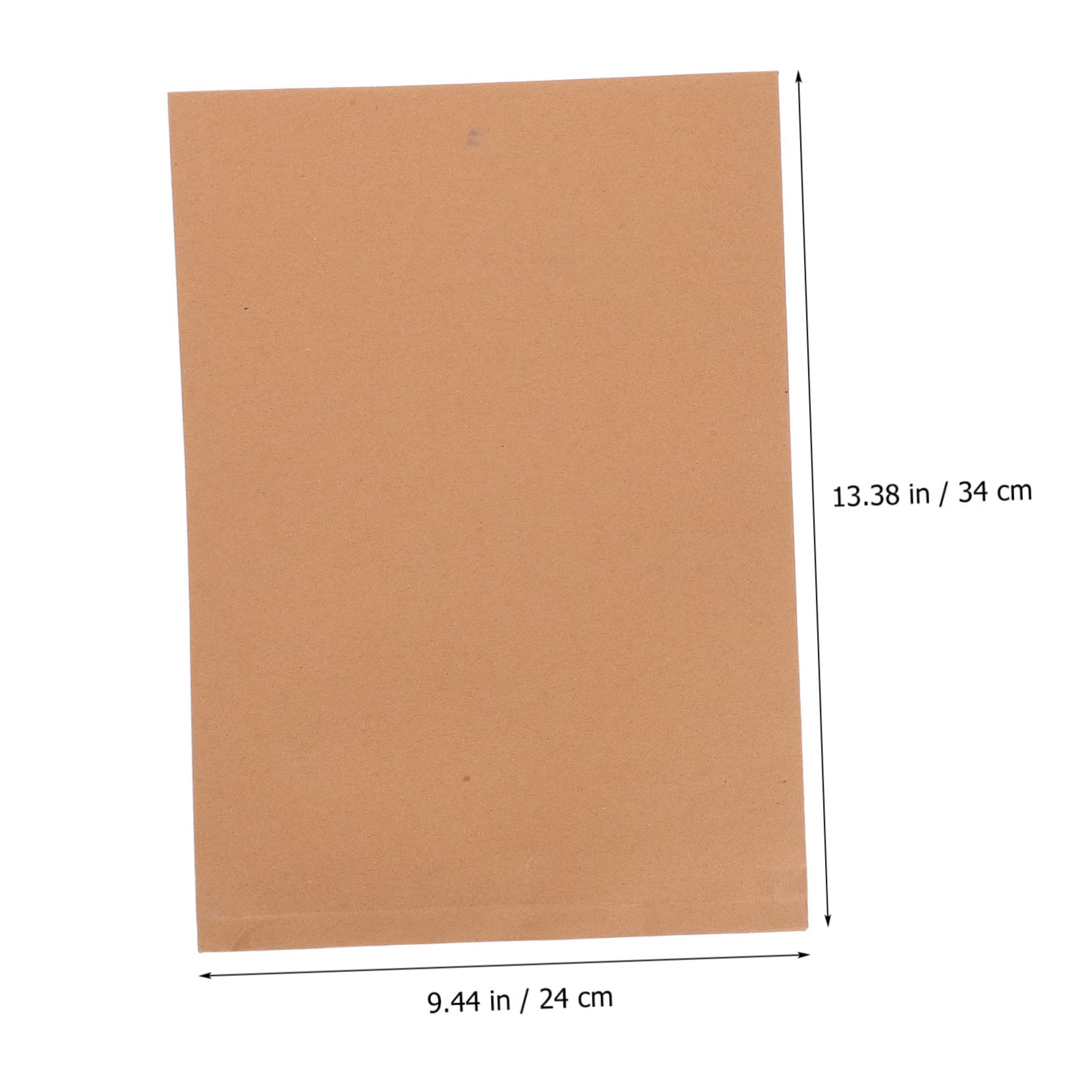 Angoily 25piezas Cartera De Papel Kraft Unidades Organizador De Documentos Carta Para Papelería De Oficina Carpeta De Archivos Portadocumentos
