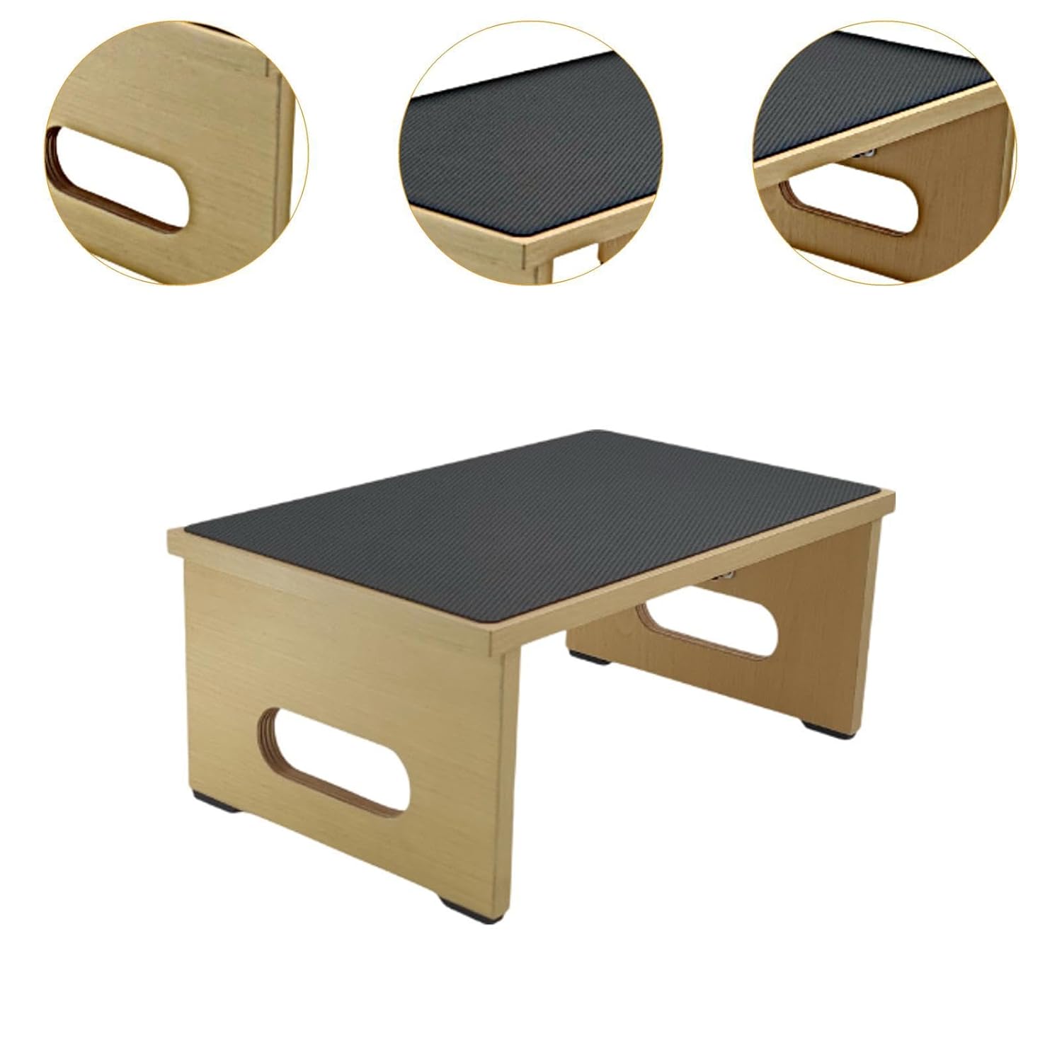 Step Stool Non Slip Surface Heavy Duty Folding for Bedroom Adults