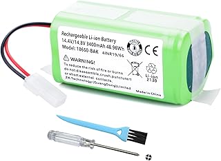 EV775 Vacuum Battery Replacement for Bissell EV675 EV775 2503 2859 2933 29339 3115 3347 28596 28597 28599 2859T 2859W, for Bobsweep Junior Bob Standard Bob Pethair WJ540011 WP460011RO Biss285 Robotic