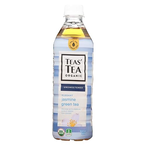 Teas' Tea, Té Verde Jazmín Orgánico, 16.9 Fl Oz