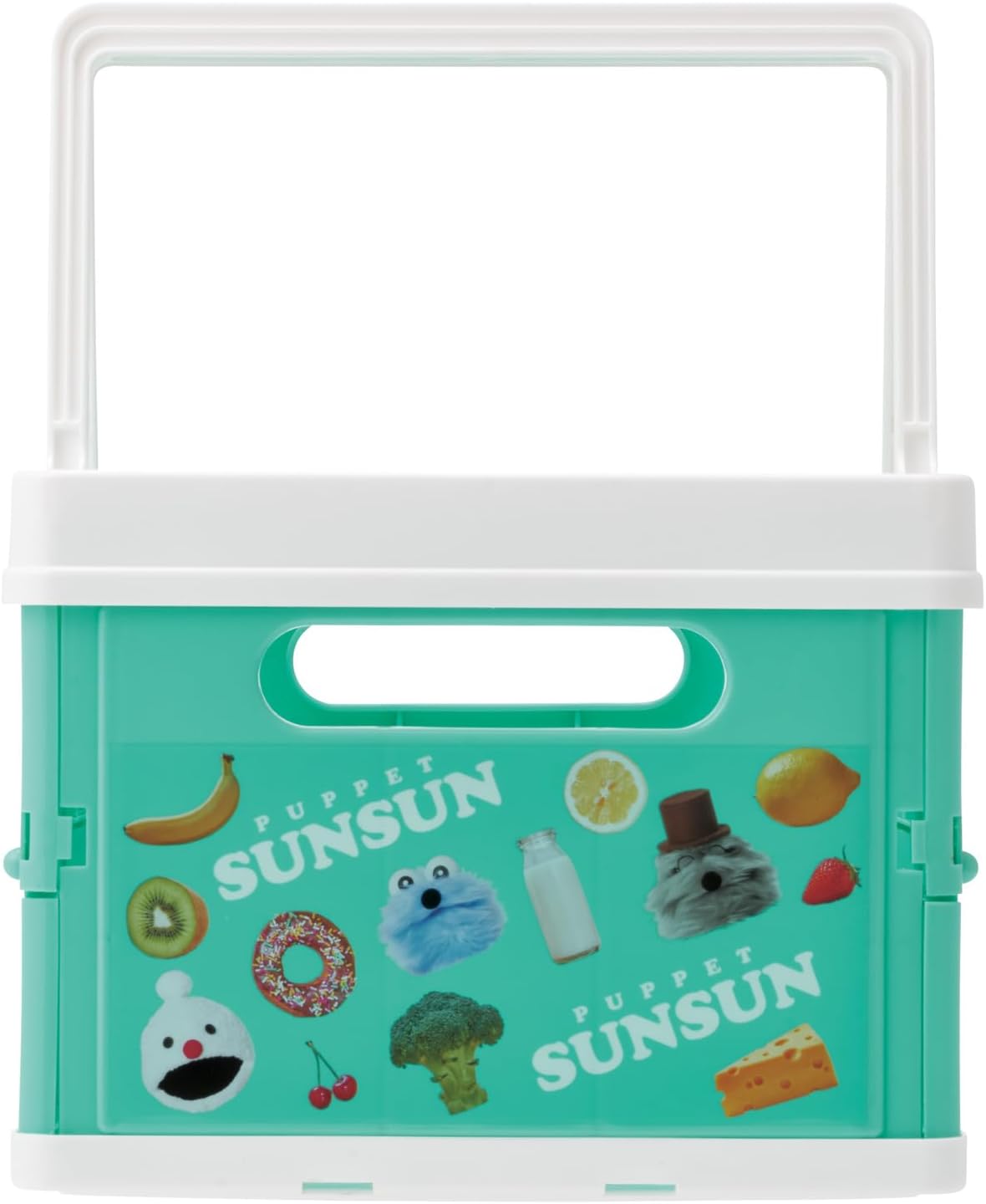 Skater BWOT13-A Foldable Toy Storage Box, Stackable Storage Basket with Handles, Puppets for Boys and Girls