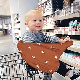 Itzy Ritzy 4-in-1 Nursing Cover, Car Seat Cover, Shopping Cart Cover & Infinity Scarf - Breathable, Multi-Use Nursing Cover Up for Breastfeeding, Carseat Canopy & Stroller Cover (Terracotta Sunrise)