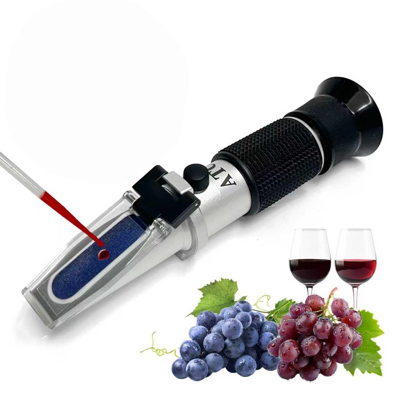 Wine Refractometer Kit - Brix, Alcohol & Baume -1 Wine Refractometer Kit - Brix, Alcohol & Baume -1