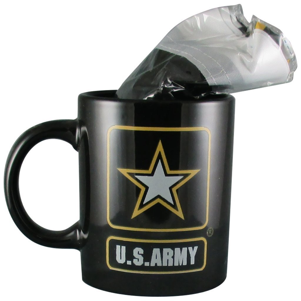 Amazon.com: US Army Star Coffee Mug/Cup with 12" x 18" US Army Star Double  Sided Polyester Flag - Gift Boxed : Home & Kitchen