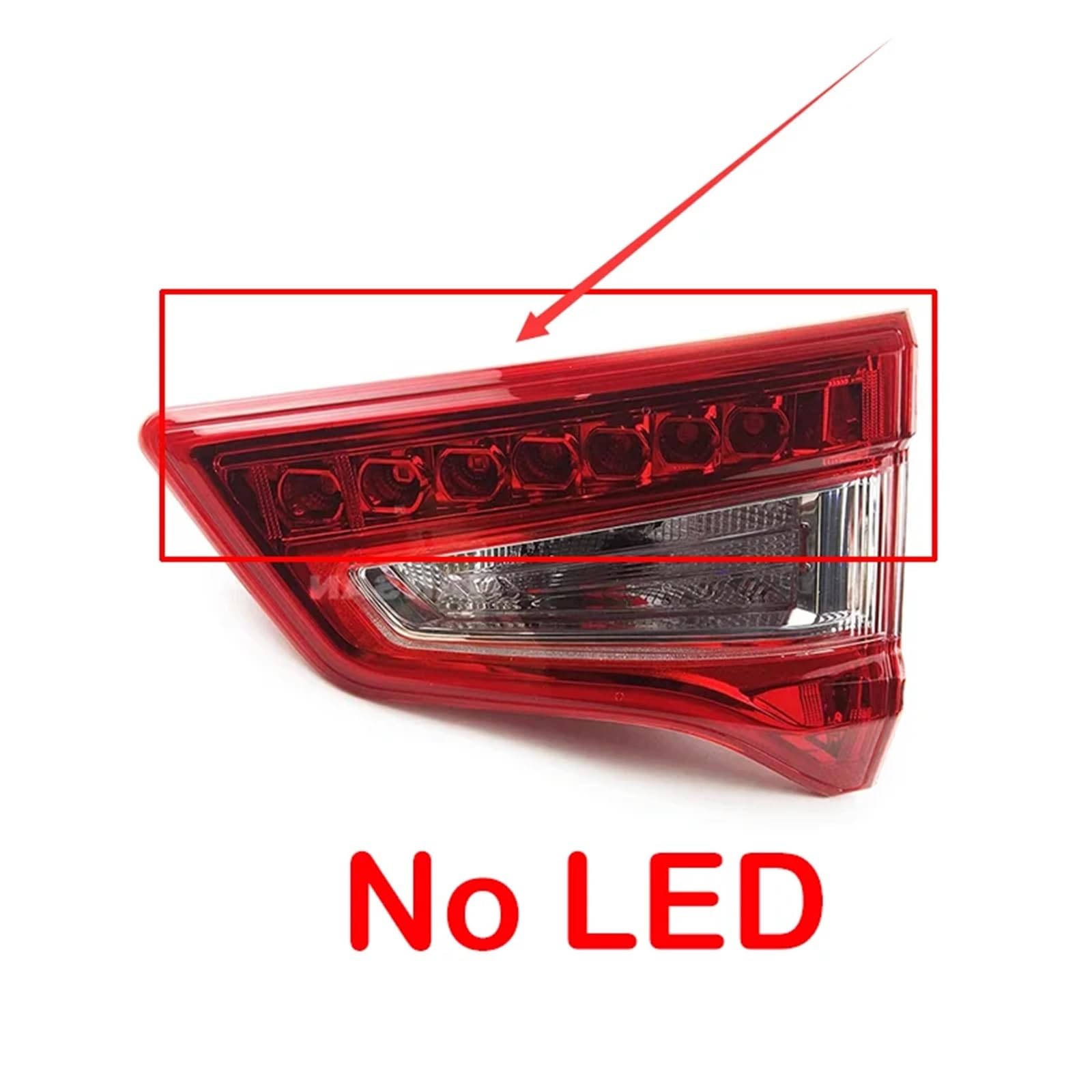 Lampa tylna zespolona Halogen światła PASUJE DO CHIŃSKIEGO CS75 2013-2017 SUV LED Zderzak Tylny Tylne Światło Stop Hamulec Lampa Ostrzegawcza Tylna Lampa Montażowa(No LED Inside Right)