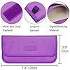 wisdompro RFID Signal Blocking Bag, Faraday Pouch for Cell Phones and Car Keys, Keyless Car Key Signal Blocker, Keyless Entry Protector - Purple #5