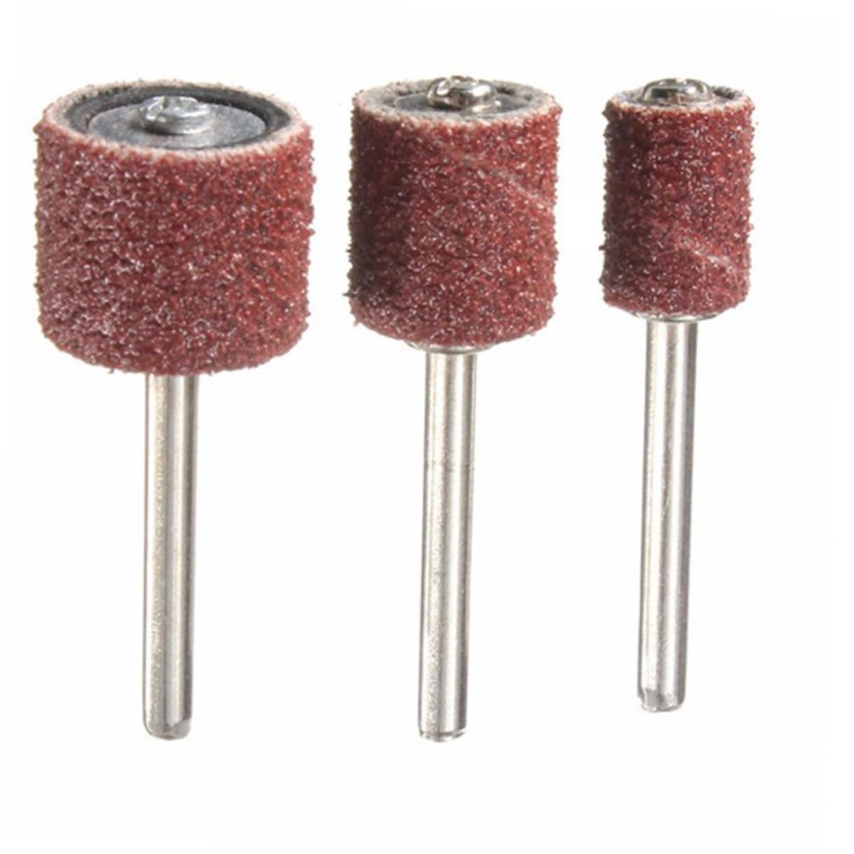 Veemoon Rotary Tool Bits Accessory Kit 80grit Sanding Drum Band Mandrel Set Sandpaper Set for
