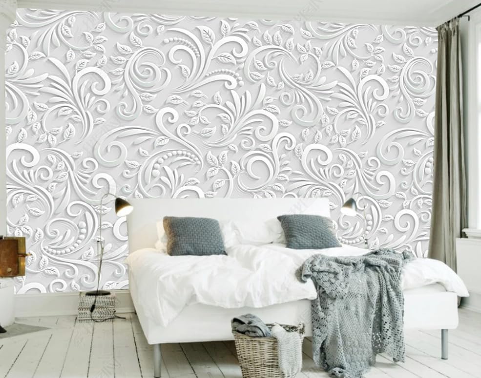 Papier peint intissé fleur tridimensionnelle poster géant mural 400x280cm