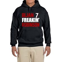 Black Atlanta Bijan Robinson Bijan Freakin Robinson Hooded Sweatshirt