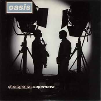 oasis Champagne Supernova ロンT oasis Champagne Supernova ロンT トップス
