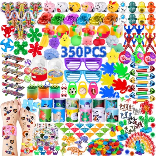 nicknack Enchimento de ananás infantil, 350 peças brinquedos de festa a granel, festa favores brinquedos para meninas meninos, enchimento ananás aniversário infantil