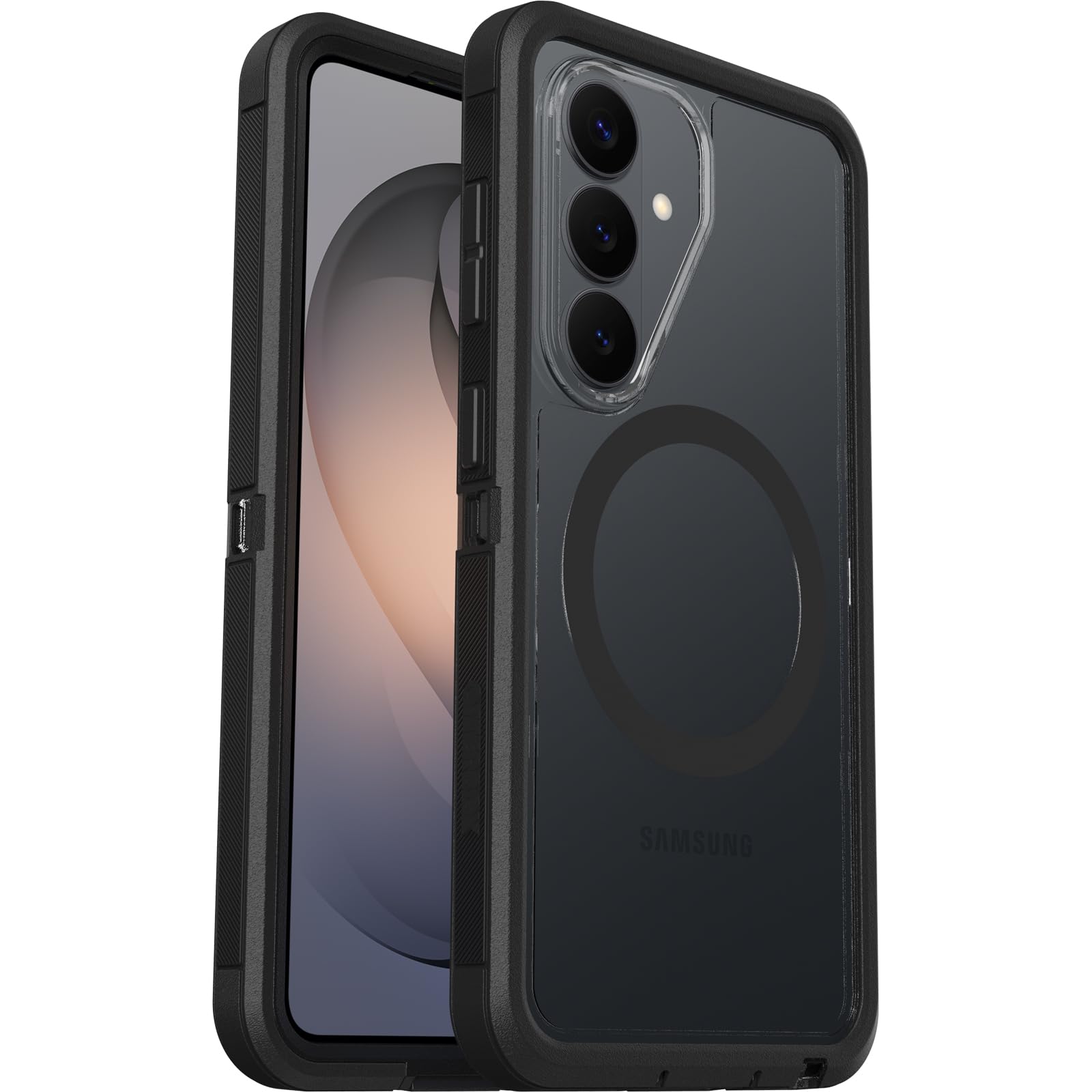 OtterBox Defender Series Pro XT Case with Magnets for Samsung Galaxy S26, Shockproof, Drop proof, Ultra-Rugged, Protective Case, 7x Tested to Military Standard, Clear/Black