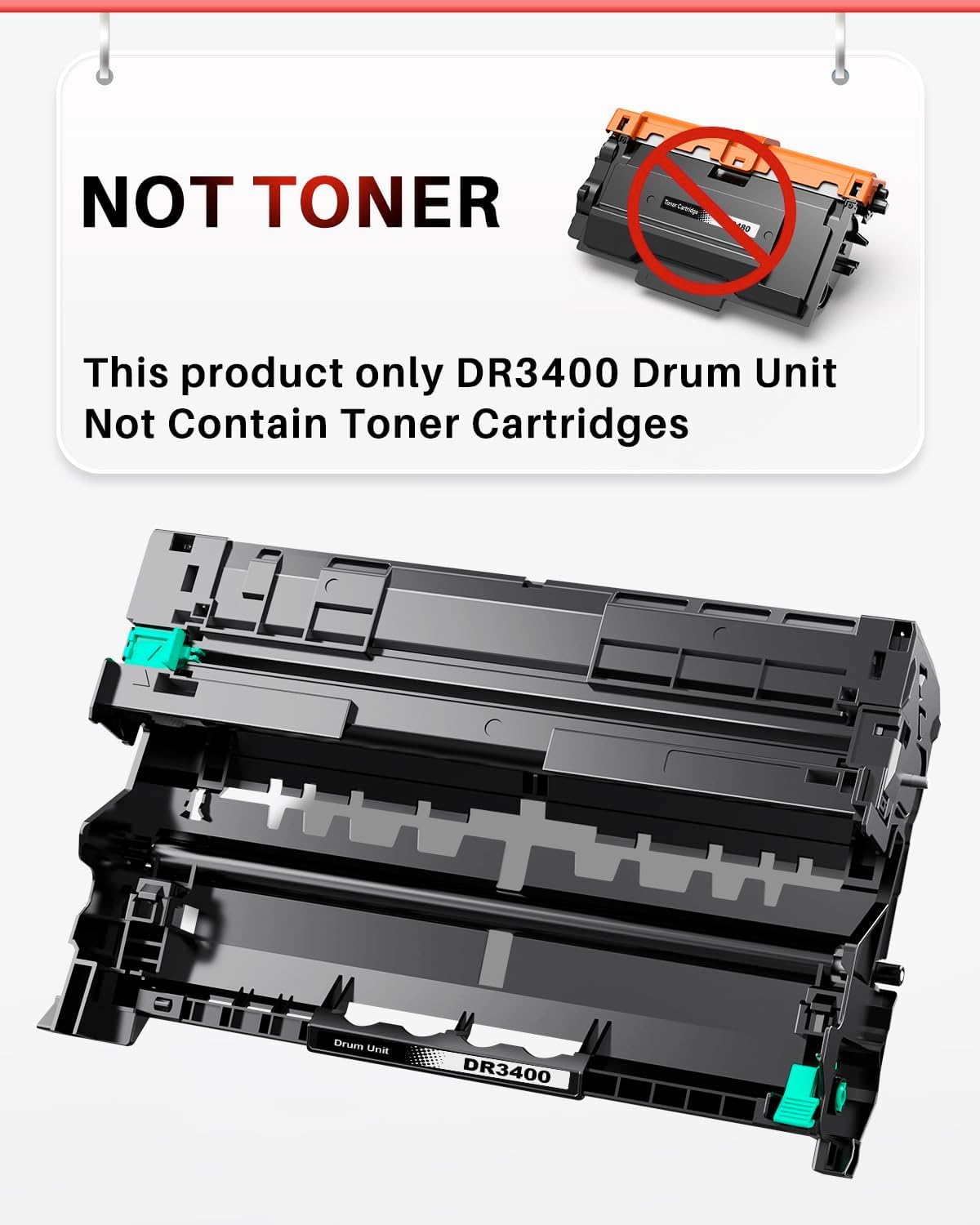 Kompatibel Trommel DR3400 für Brother DR 3400 TN3480 TN-3480 TN3430 Toner HL-L5100DN MFC-L5750DW MFC-L5700DW DCP-L5500DN (2-Pack)