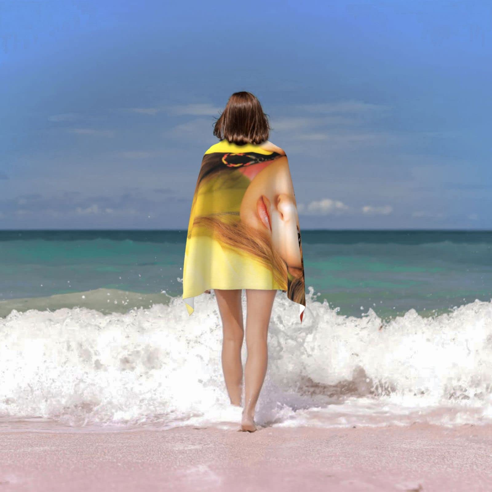 浜崎あゆみ　ビーチタオル Amazon｜MIPOPS 浜崎あゆみ 人気 バスタオル ビーチタオル 吸水