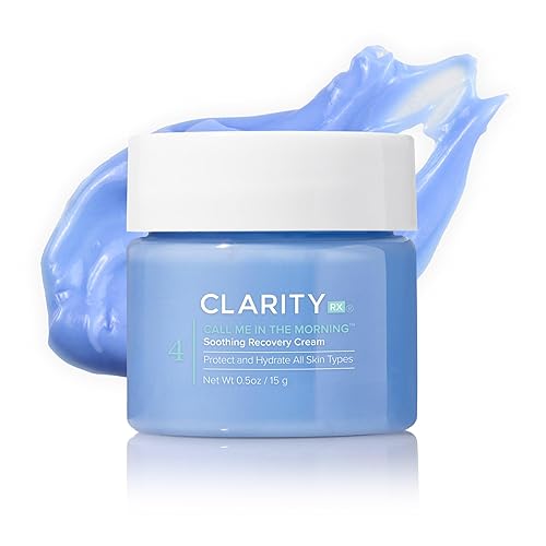ClarityRx Call Me In The Morning Soothing Recovery Facial Cream, Natural Plant-Based Face Moisturizer with Skin-Protecting Antioxidants for All Skin