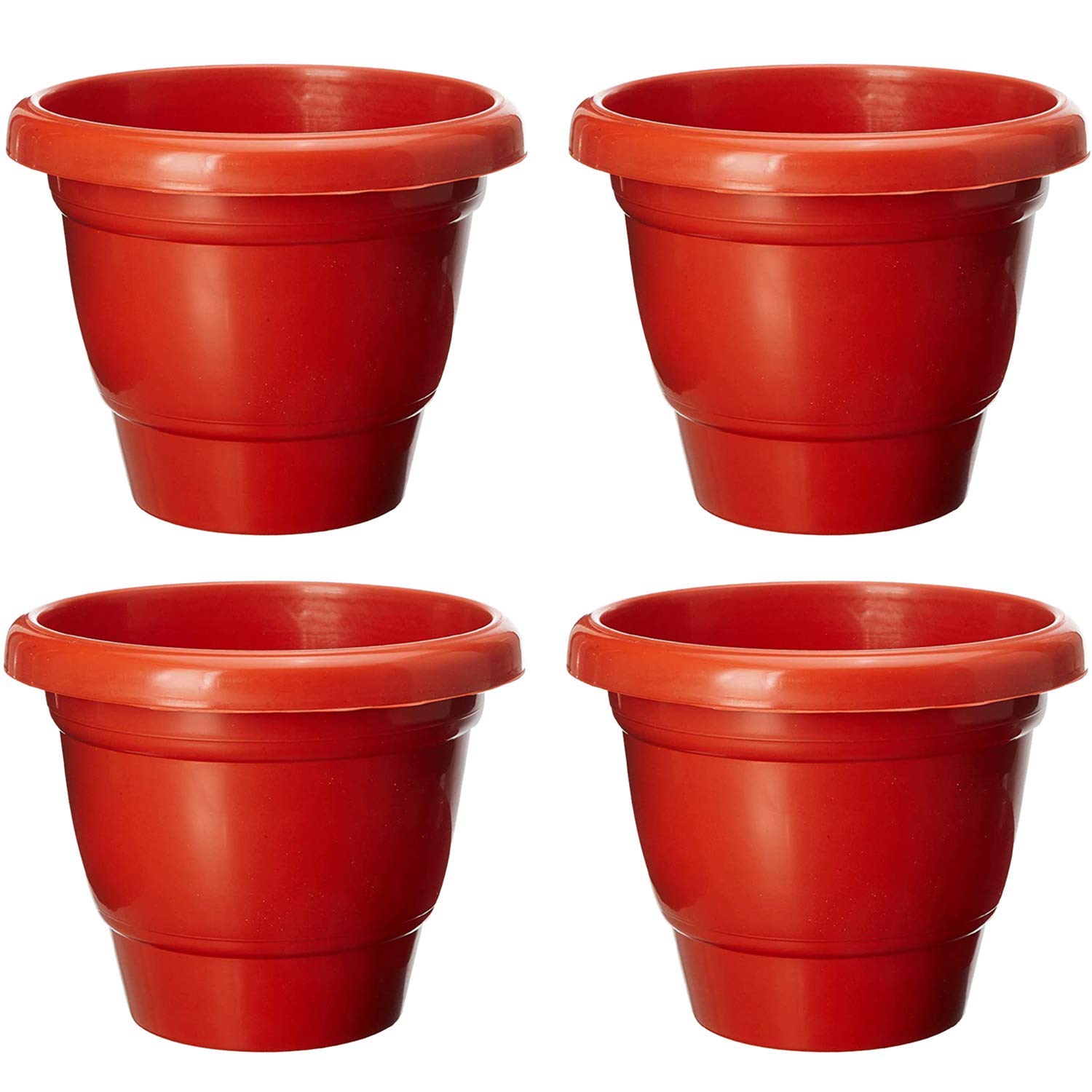 AsianLily 10" Plastic Planting Pots | Flower Pots | Gamla | Planter Pots | Diameter:9" | Depth:7"| (Terracotta 4) (B09DGL7PV9) Amazon Price History, Amazon Price Tracker
