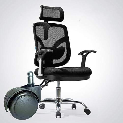 Miniatura 2 de Ruedas de repuesto para silla de oficina, ruedas para silla de escritorio, ajuste universal, seguras para todos los suelos o alfombras, ruedas