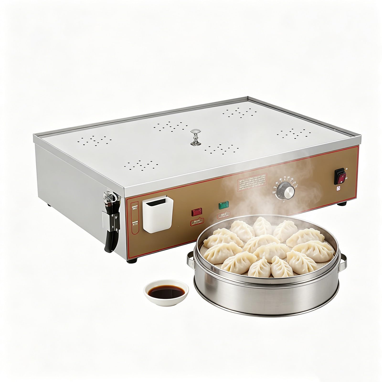 Commercial Electric Dim Sum Steamer, Electric Food Steamer 6holes