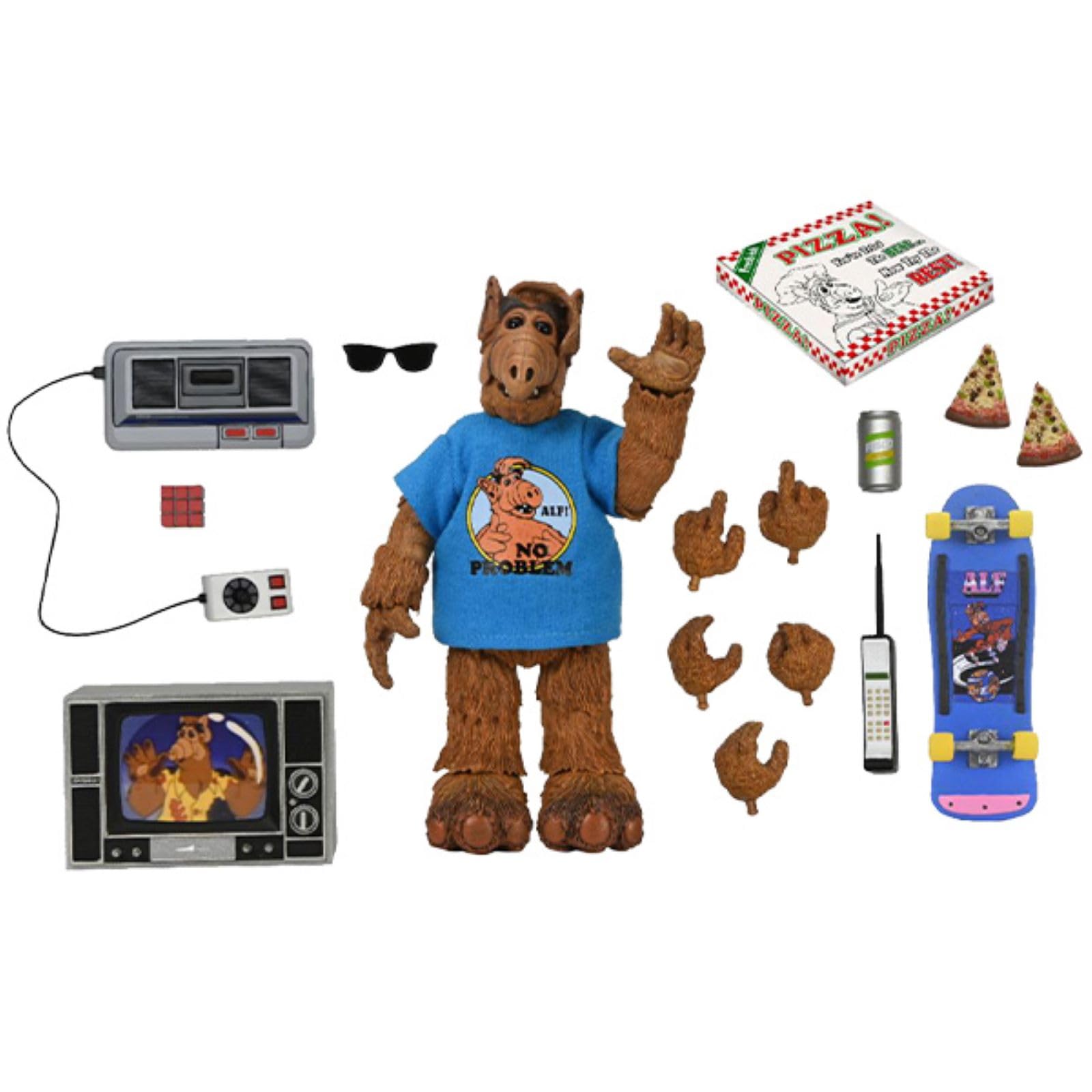 Amazon | ALF アルフ アクションフィギュア 7インチ Totally 80's NECA