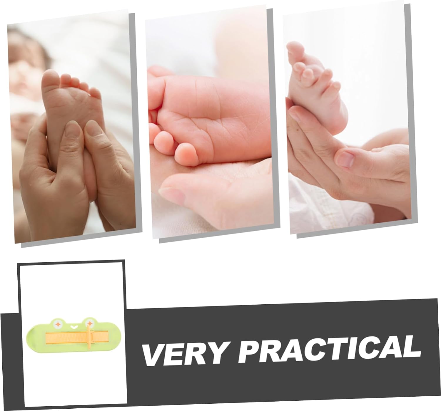 Accurate Boy Girl Foot Measuring Device Comfortable Boy Girl Shoe Measurer for Home Use Non-Pressure Design for Precise Foot Measurement for Various Shoe Types