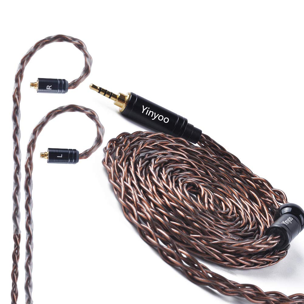 Amazon | YYX4783 mmcx ケーブル 2.5mm ケーブル 純銅 ケーブル