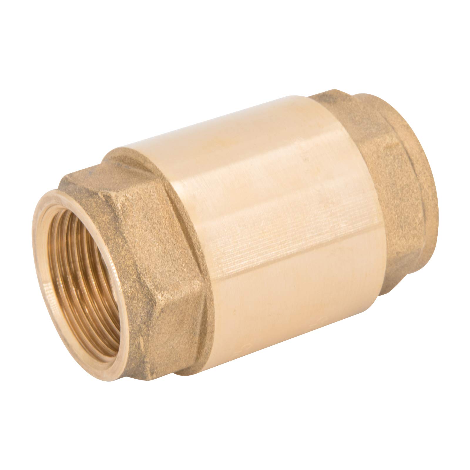 Buy 1 1/2" Brass nonreturn valve with female thread on both sides