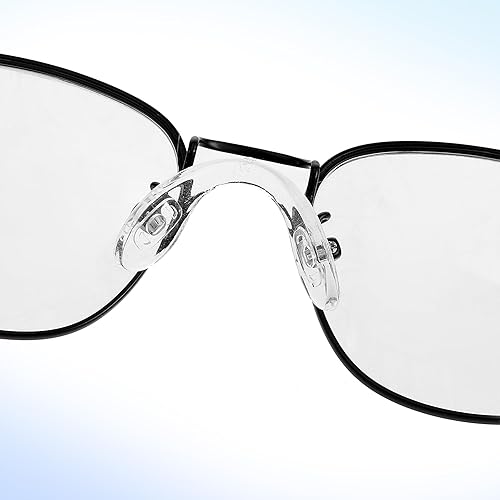Miniatura 5 de 6 piezas de puente nasal para lentes, anteojos, almohadillas de nariz, lentes en forma de U, correa de puente de sillín puente de silicona