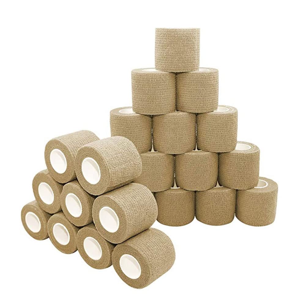 24 Rolls-Reine Farben Nicht Gesponnene Selbstklebende Verband Sport Band Finger Gelenk Wiederaufnahme Haustier Bandage