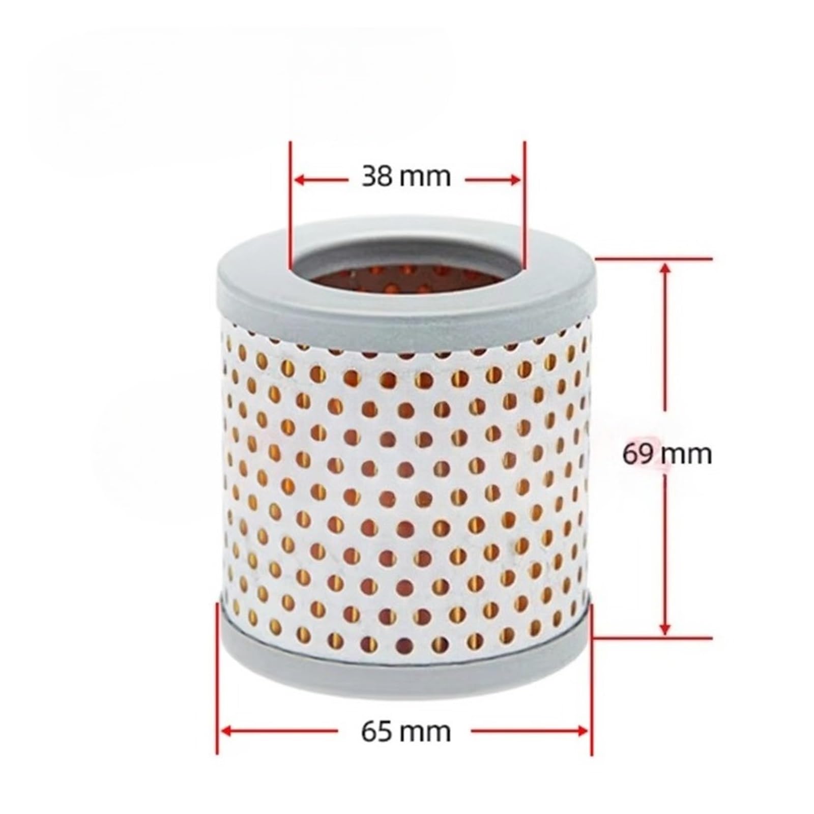 F002 Elemento filtrante de papel para entrada de aire de bomba de vacío