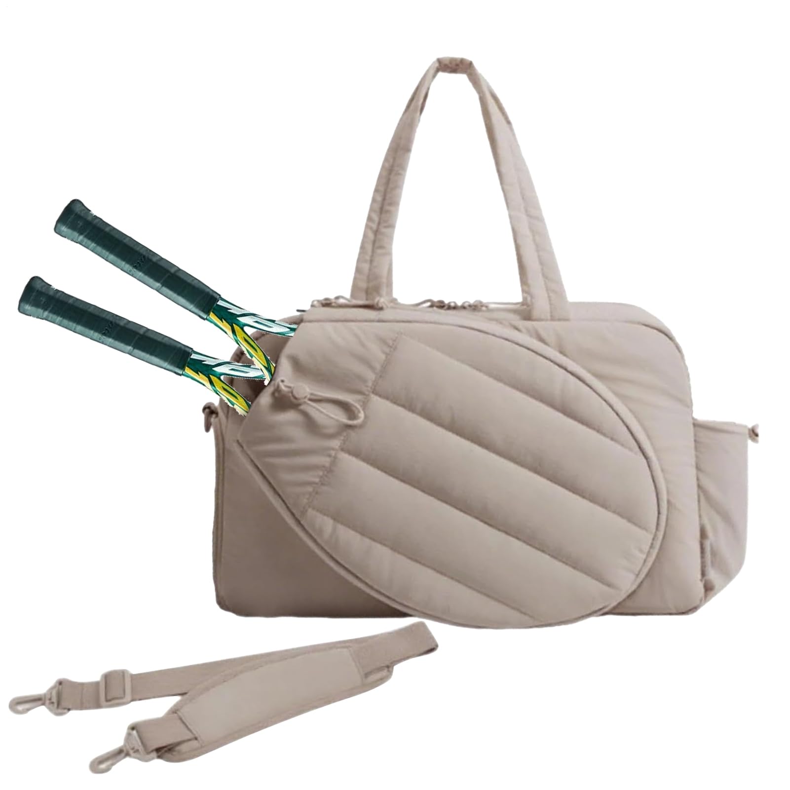Manolyee Bolsa De Tenis,Bolsa Deportiva de Tipo Duffle con Compartimento para Zapatos | Ligera para Palas De Pádel Y Viajes De Fin De Semana A Canchas