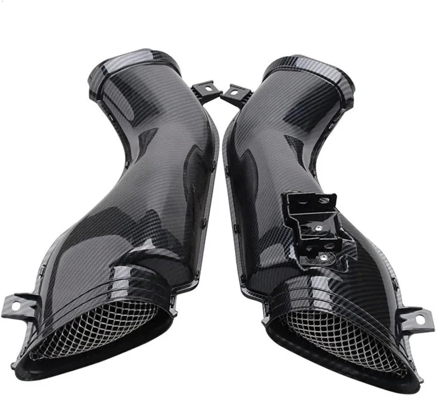 Motorcycle Air Intake Hood Fairing Suitable for Suzuki GSXR600 GSXR 600 750 2001 2002 2003 GSXR1000 1000 2001 2002 K1 K2(Carbon Fiber Black)